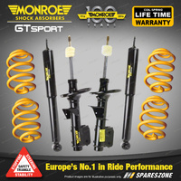 Monroe GT Sport Shocks King Super Low Spring for Holden Statesman VR VS 6CYL Sdn