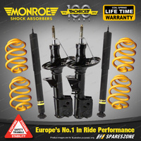 Monroe GT Sport Shocks King Lower Springs for Holden Statesman VR VS 6CYL Sedan