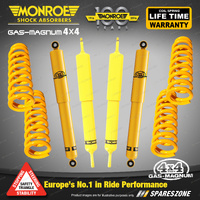 Monroe Shocks & King Springs Lift Kit for Nissan Patrol GU GUII Y61 LWB Wgn