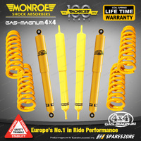 Monroe Shocks & King HD Springs Lift kit for Toyota Landcruiser 105 SOLID AXLE