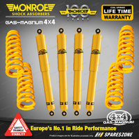 Monroe Gas-Magnum TDT Shocks & King STD Springs for Toyota Landcruiser 80 90-91