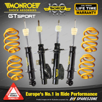 Monroe Shocks & King Ultra Low Springs for Holden Commodore VE VEII 6CYL Ute