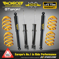 Monroe Shocks King Ultra Low Springs for Ford Falcon Fairmont FG FGX 6CYL SEDAN
