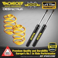 Rear Super Low Monroe Shock Absorbers King Springs for BMW E46 318i 318d 318Ci