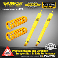 Rear Raised Monroe Shock Absorber King Spring for MITSUBISHI PAJERO NS NT NW LWB