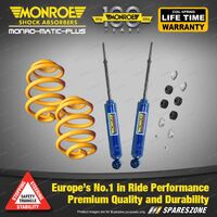 Rear Standard Monroe Shock Absorbers King Springs for MITSUBISHI MIRAGE CE Hatch