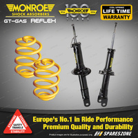 Front Lowered Monroe Shock Absorbers King Springs for FORD FALCON XH EF EL 94-98
