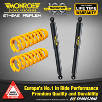 Rear Standard Monroe Shock Absorbers King Springs for FORD FESTIVA WB WD WF Htch