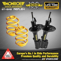 Front Super Low Monroe Shock Absorbers King Spring for HOLDEN STATESMAN WL Sedan