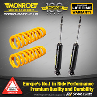 Front Raised Monroe Shock Absorbers King Springs for HOLDEN HQ HJ HX HZ 6 8CYL
