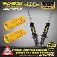 Rear STD Monroe Shock Absorbers King Springs for HOLDEN STATESMAN WM II Caprice