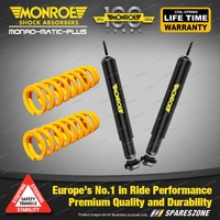 Rear STD Monroe Shock Absorbers King Springs for HOLDEN COMMODORE VY II VZ Ute