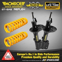 Front STD Monroe Shock Absorbers King Springs for TOYOTA COROLLA AE82 AE92 AE93