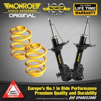 Rear Lowered Monroe Shock Absorbers King Springs for TOYOTA CELICA ST162 87-89