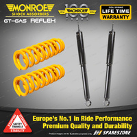 Rear Raised Monroe Shocks King Springs for TOYOTA 4 RUNNER SURF VZN130 4WD