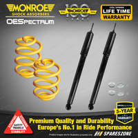 Rear Lowered Monroe Shock Absorbers King Springs for CHRYSLER 300C All Sedan