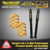 Front Super Low Monroe Shocks King Springs for FORD CORTINA TC TD 6CYL Sdn