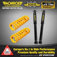 Front STD Monroe Shock Absorbers King Springs for FORD CORTINA TC TD 6CYL 71-76