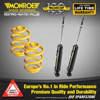 Front Lowered Monroe Shock Absorbers King Springs for HOLDEN TORANA SLR 5000