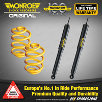 Rear Lower Monroe Shock Absorbers King Springs for HONDA ACCORD 1800 2000 Sedan