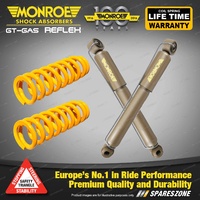 Rear Raised Monroe Shocks King Springs for HOLDEN JACKAROO UBS Wagon 92-03