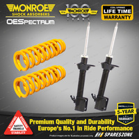 Rear Standard Monroe Shock Absorbers King Springs for KIA CERATO LD Sedan Hatch
