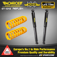 Rear Raised Monroe Shocks King Springs for CHRYSLER JEEP GRAND CHEROKEE WJ