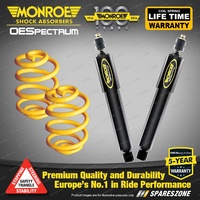 Rear Lower Monroe Shock Absorbers King Springs for MAZDA CX-7 ER Ser 1 2.3 Turbo