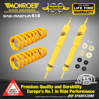 Front Raised Monroe Shock Absorbers King Springs for LANDCRUISER FZJ HZJ HDJ78