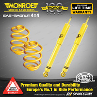 Rear Lowered Monroe Shocks + King Springs for Toyota Landcruiser 200 Series
