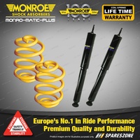 Rear Ultra Low Monroe Shock Absorbers King Springs for Holden Commodore VP VR VS