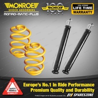 Rear Super Low Monroe Shock Absorbers King Springs for Mazda 3 BK Sedan Hatch