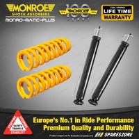 Rear STD Monroe Shock Absorbers King Springs for Mazda 3 BK Sedan Hatch 04-09