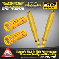 Front STD Monroe Shock Absorbers King Springs for Ford F Series F100 Truck 77-79