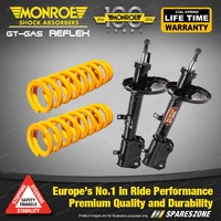 Rear STD Monroe Shock Absorbers King Springs for Toyota Corolla AE112 98-01