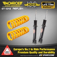 Front Raised Monroe Shock Absorbers King Springs for Ford Falcon FG 4/08-6/11