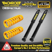 Rear Raised Monroe Shock Absorbers King Springs for Jeep Wrangler JK LWB 07-18