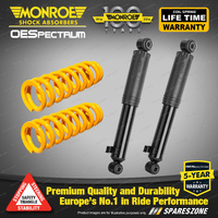 Rear Raised Monroe Shock Absorbers King Springs for Hyundai Santa Fe CM 06-09