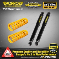 Rear Raised Monroe Shock Absorbers King Springs for Subaru Outback BP BP9 03-09