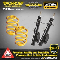 Front Lowered Monroe Shock Absorbers King Springs for Holden Commodore VE 8cyl