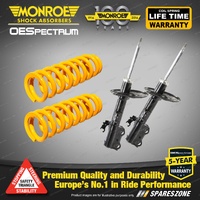 Front Raised Monroe Shock Absorbers King Springs for Toyota RAV 4 ACA33 06-12