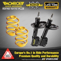 Front Lowered Monroe Shock Absorbers King Springs for Toyota Camry MCV20 97-02