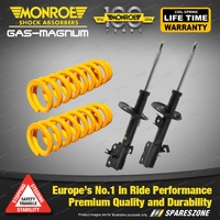 Front Raised Monroe Shock Absorbers King Springs for Nissan X-Trail T31 07-12