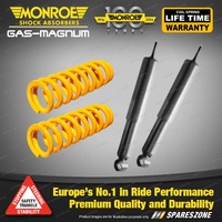 Rear STD Monroe Shock Absorbers King Springs for Toyota Landcruiser Prado 120