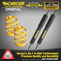 Rear Lowered Monroe Shock Absorbers King Springs for BMW 3 Series E90 E92 05-On