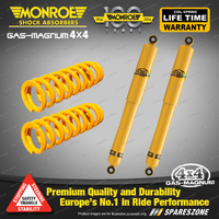 Front Raised 50-100KG Monroe Shocks King Spring for Toyota Landcruiser 79 Series