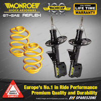 Front Lowered Monroe Shock Absorbers King Springs for Holden Commodore VY 03-04
