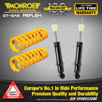 Rear Raised Monroe Shock Absorbers King Springs for Holden Statesman Caprice WN