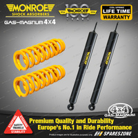 Front Standard Monroe Shock Absorbers King Coils for Isuzu MU-X 4JJ1-TC 4JJ1-TCX