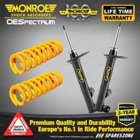 Front Raised Monroe Shock Absorbers King Springs for Suzuki Jimny A6G 07/2018-On